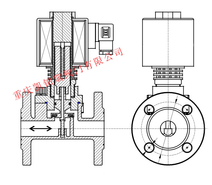 双向电磁阀内部结构